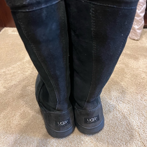 UGG Black Suede Boots - Picture 3 of 5